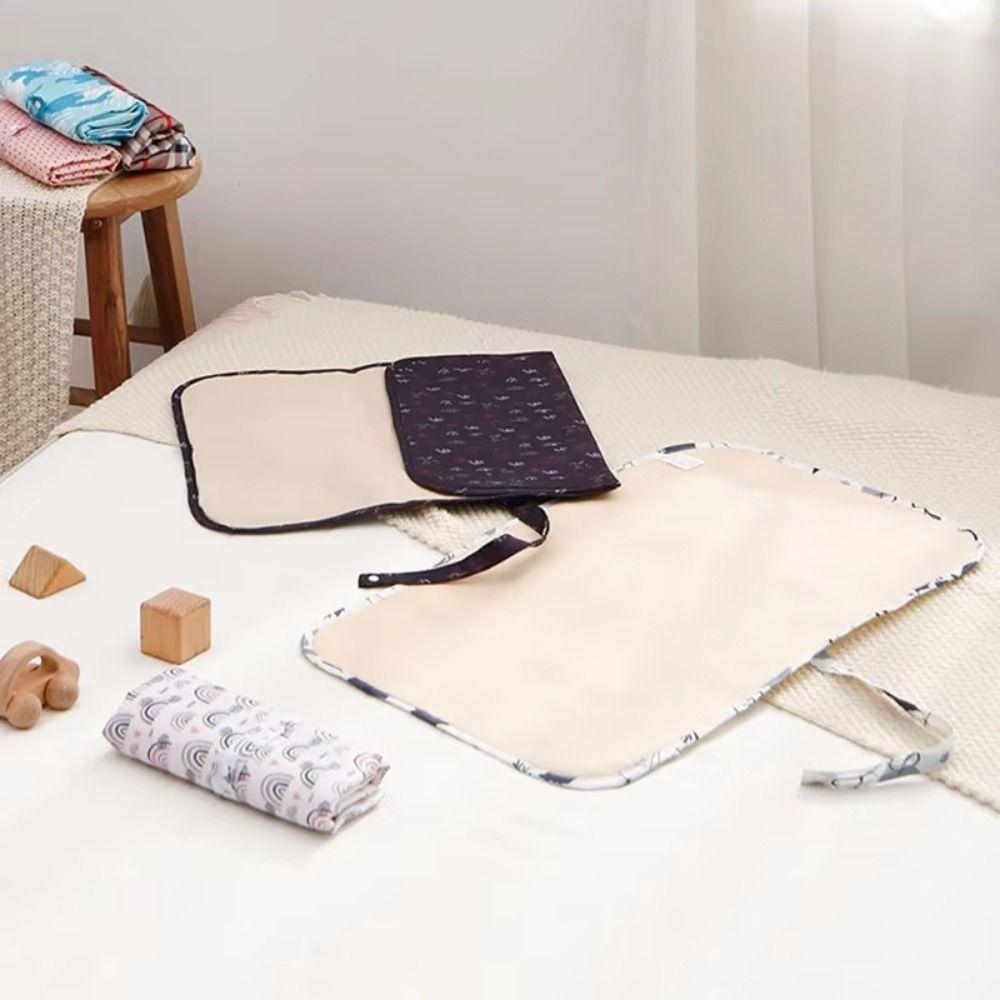 Foldable Baby Changing Mat Waterproof Baby Diaper Sheet Simple Diaper Changing Pad  Travel