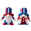 Patriotic Stylish New Gnome Decoration With Independence Day Knit Hat For Festive Decor
