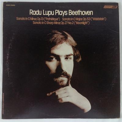LP Record LUDWIG VAN BEETHOVEN, RADU LUPU - Radu Lupu Plays Beethoven: Sonata I CS6806 London Records 1973 US Classical Used