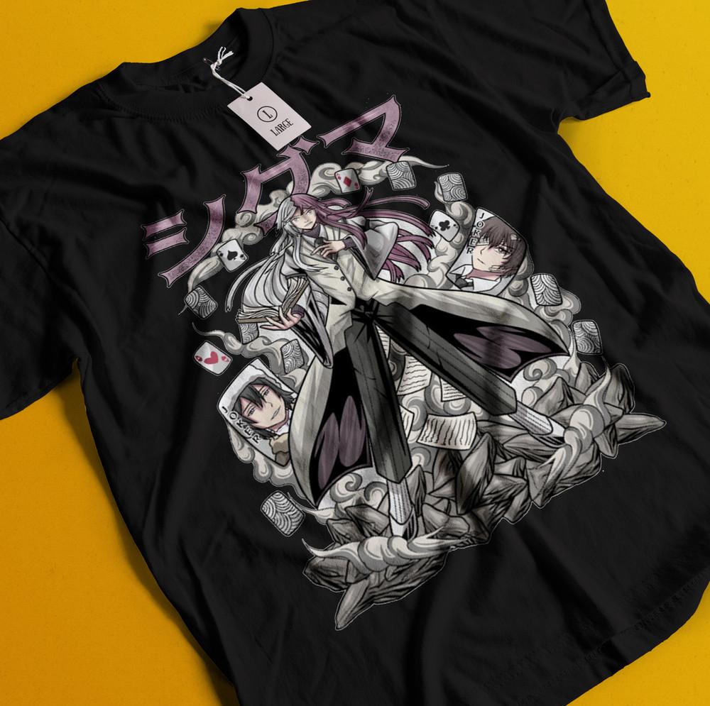 

Bungo Stray Dogs Shirt Osamu Dazai Tshirt Sigma T-Shirt Atsushi Tee Chuya Doppo 4XL
