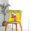 Smiling Friends Pillowcases Retro Trendy Pillow Case For Sofa Car Home Decor Comfy Pillow Cover