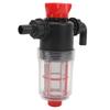 Water Pump Strainer Filter with 60 Mesh Stainless Steel Filter Screen High Flow Pipeline Filter Transparent Design 19mm