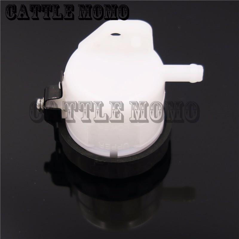 Universal Motorcycle Master Cylinder Brake Fluid Reservoir Oil Cup Tank Bottle For Yamaha YZF R1 R6 2001 2002 2003 2004-2015