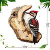 1Pc Vintage 2D Bird Wooden Signage 8In Farmhouse Wall Decoration Garden Flower Bird Market Porch Home Photo Background