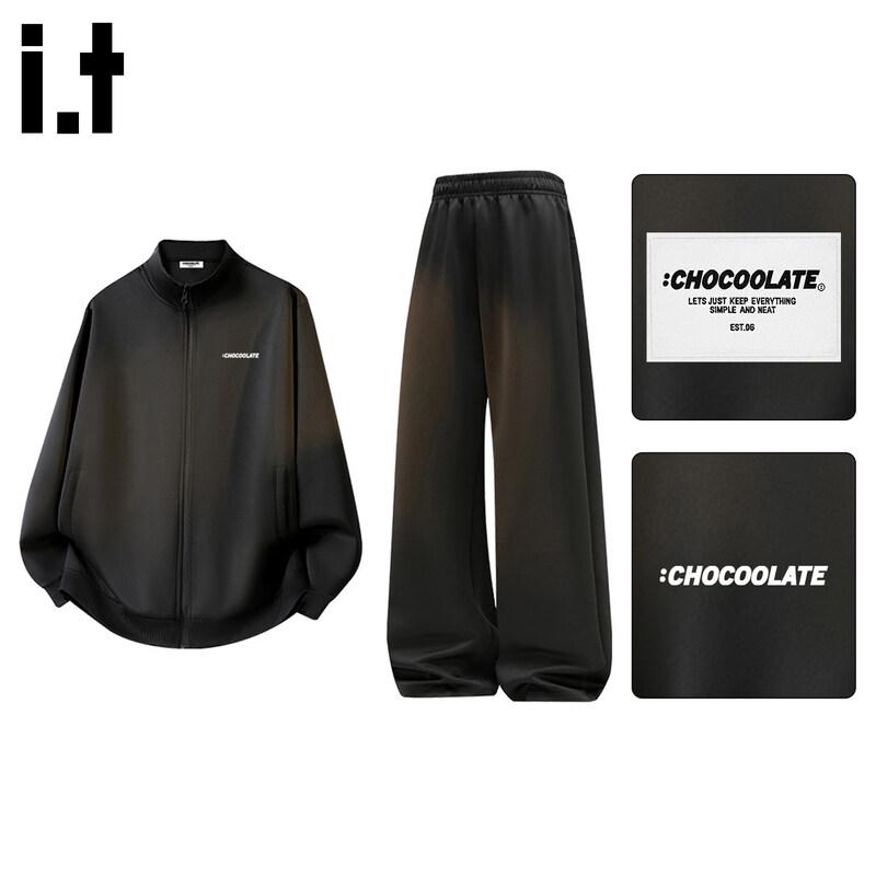 

Men s Stand-Collar Sports Tracksuit Set M