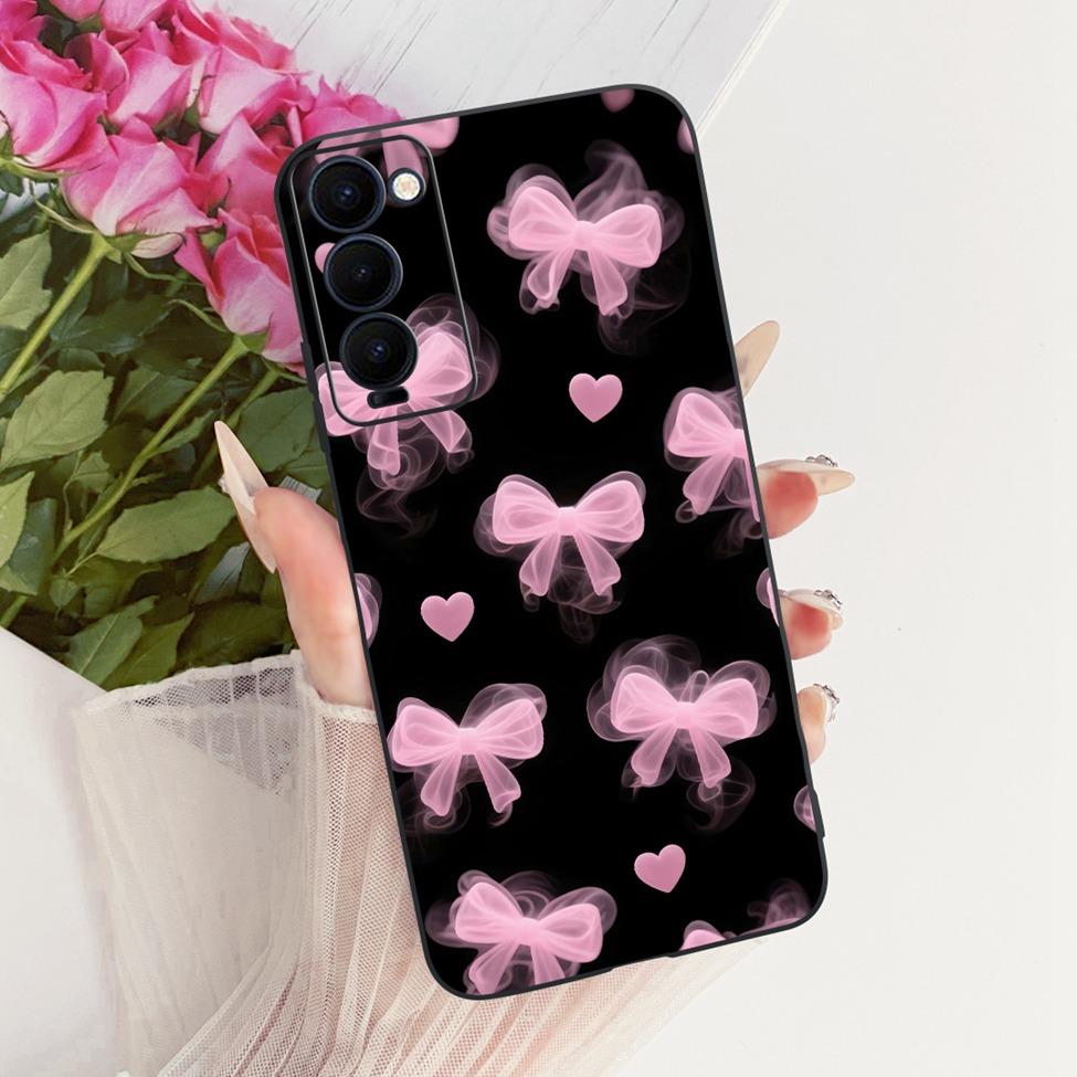Case For Tecno Camon 18 Cover Cute Cat Fashion Butterfly Funny Painted Casing Tecno CH6 CH6n