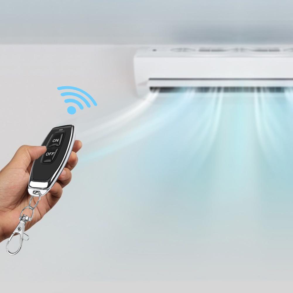 433MHz relé trådløs fjernkontrollbryter Lys PÅ AV Bryter Sender