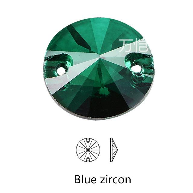 Diy Crystal Glass Hand Sewn Drill Round Clothing Wedding Dress Creative Jewelry Accessories Satellite Hand Sewn Drill