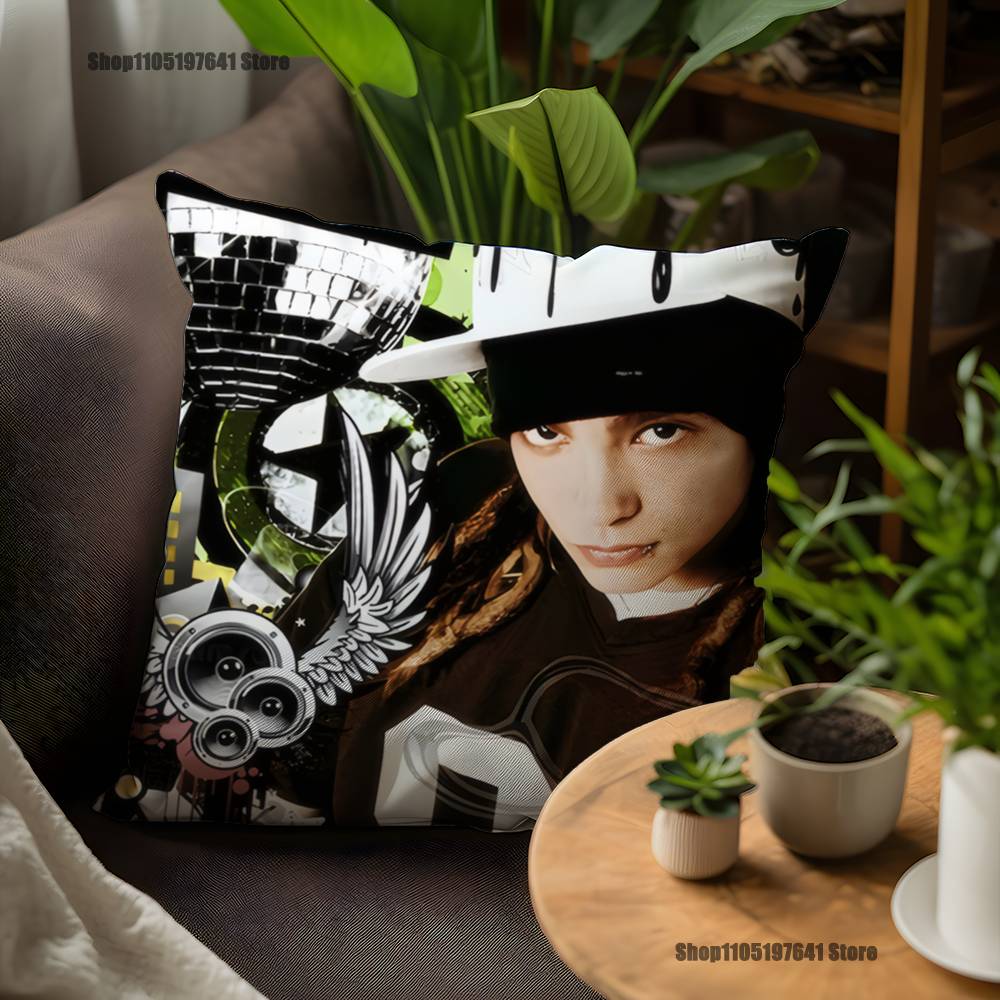 Tom Bill Kaulitz T-Tokio H-Hotel Kissenbezug Für Sofa Dekor Auto Büro Zimmer Druck Kissenbezug Dekorationen Und Schutz