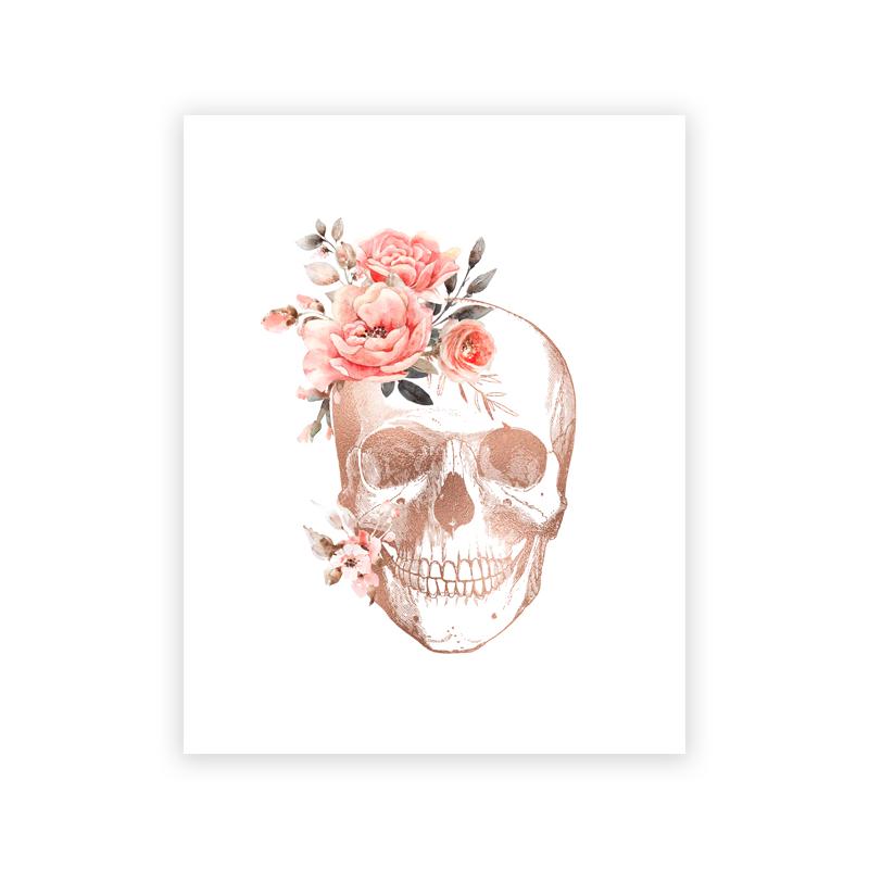 Heart Stethoscope EKG Flower Medical Posters and Prints Cardiologist Office Wall Art Pictures Canvas Painting Decor Doctor Gift