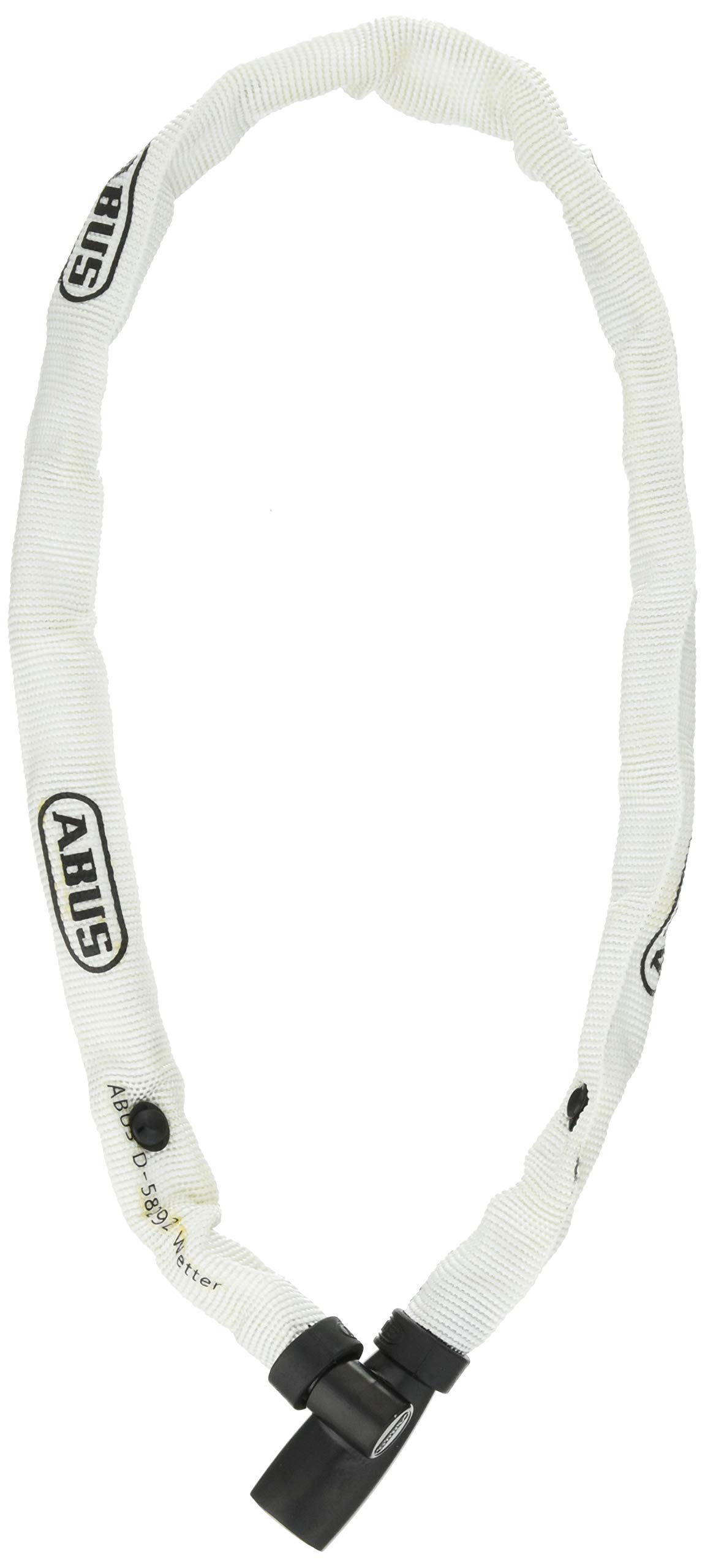 ABUS A trusted German brand with 100 years of bicycle white official (Abus) - history. Ultra-lightweight lock/chain lock, 60cm, [1500] [Japan product] белый