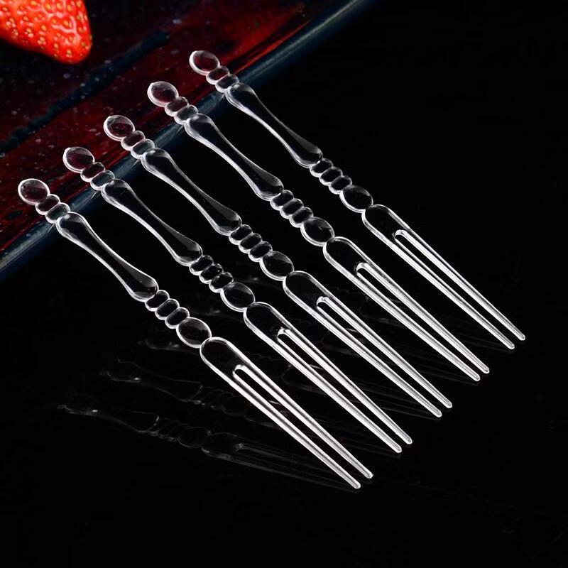 Disposable Bamboo Knot Fruit Forks