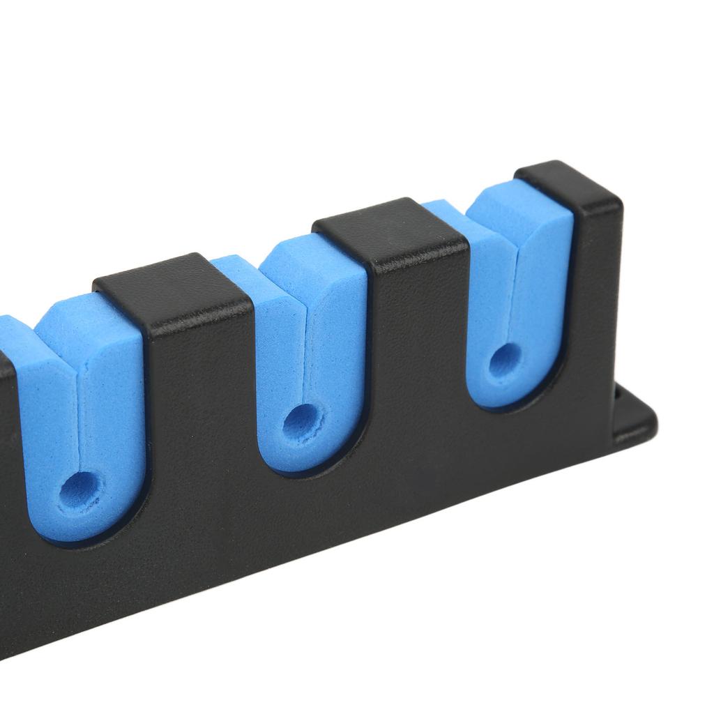 2Pcs Wall Mounted Fishing Rod Rack Orderly Storage Space Saving Anti Scratch Horizontal Fishing Rod Holder for Household