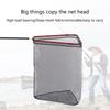 Foldable Fish Landing Net Head Replacement Triangular Fish Catching Net