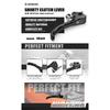 NICECNC For Husqvarna TE 300 250 FE 350 450 501 2022-2024 Shorty Clutch Lever Brake Lever For GasGas EC 300 EC 250 2021-2025