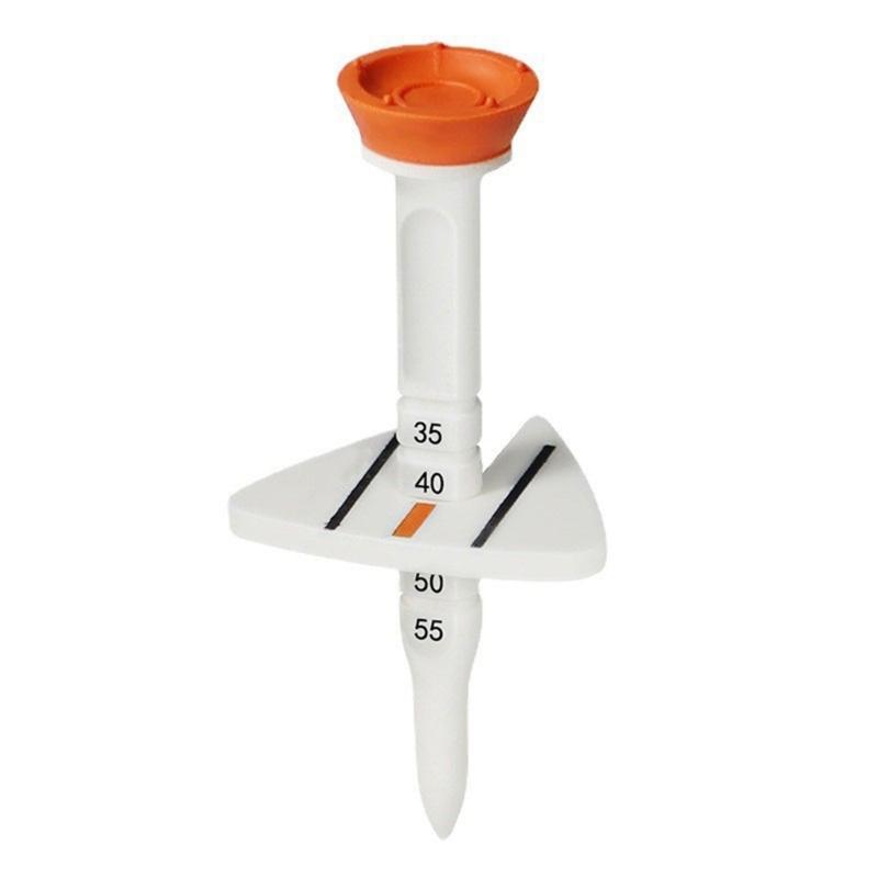 

Plastic Golf Tees Height Adjustable Ball Tees Stable Golf Training Ball Tees Stand for Golfers Practice Golf Accessories 1 оранжевый