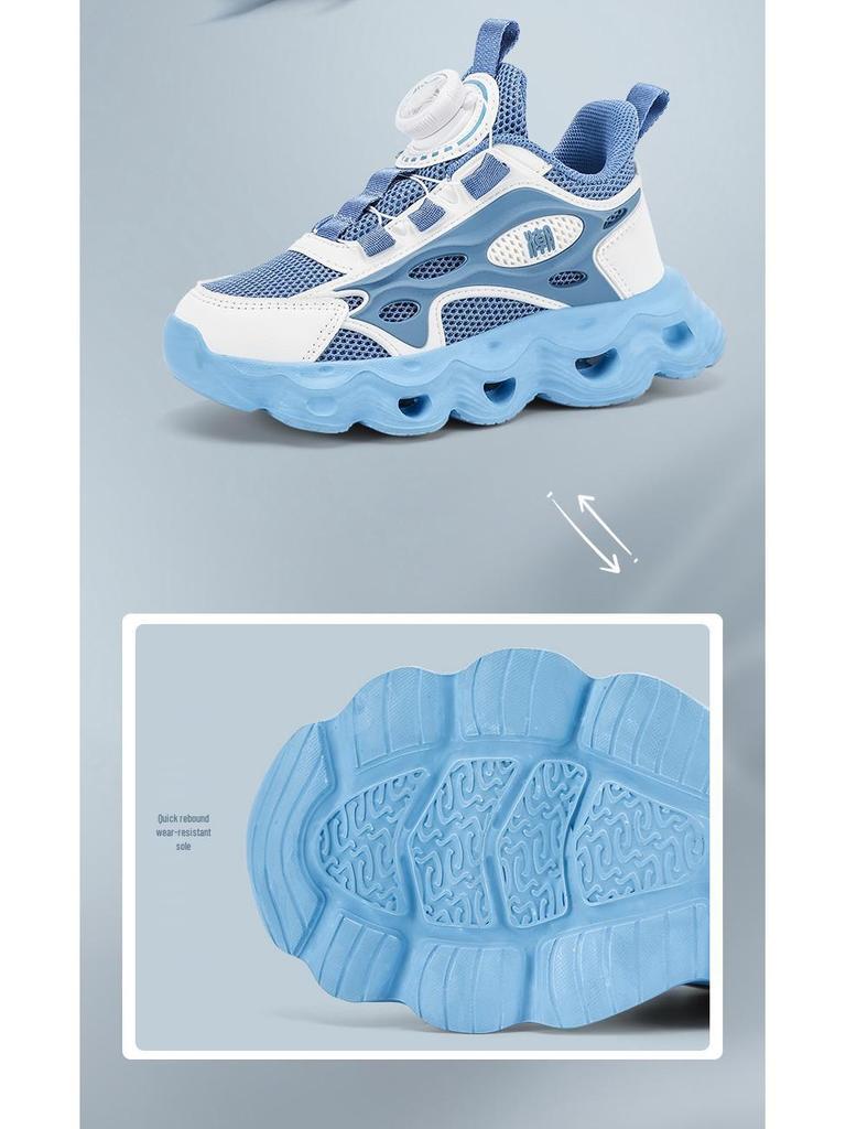 Boys' Breathable Mesh Sports Shoes - Summer Running Shoes for Big Kids