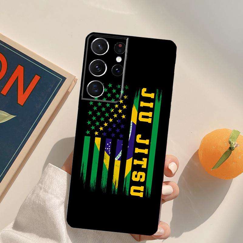 BJJ Brazilian Jiu Jitsu Phone Case For Samsung Galaxy S23 S26 Ultra S20 S21 S22 S24 S25 S10 Plus S25 FE Back Cover