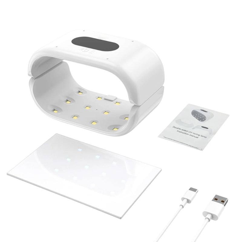 

Professional Double UV Resin Lamp 24 LED Beads Uniform Curing Uv Curing Lamp For Nail Art And Phone Screen Protectors 1