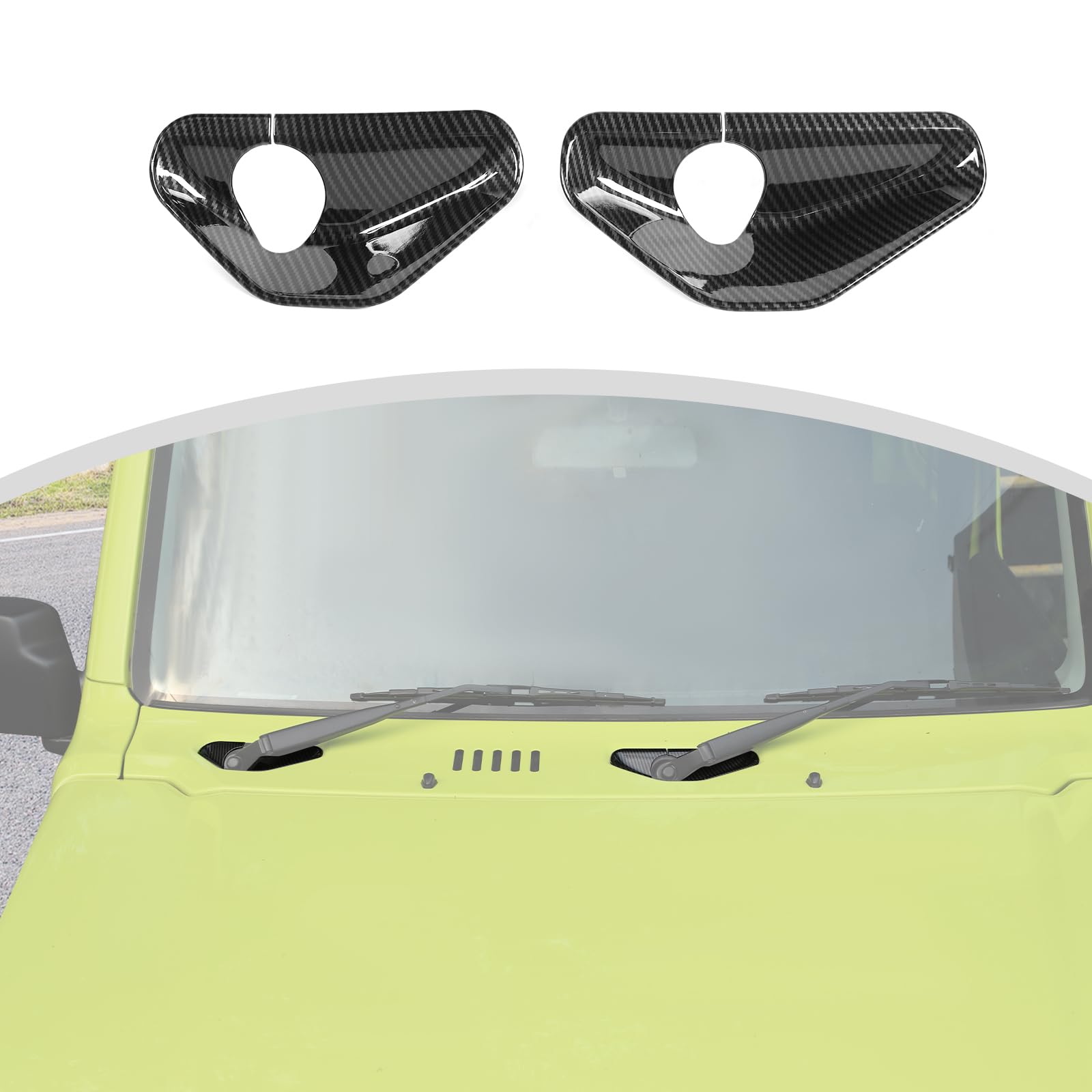 

ANTC Zuki Jimny Interior Keyhole Ignition Switch Seal Protector Designed Specifically for the Jimny Interior Parts B64W JB74W Accessories JB64/JB74 чёрный