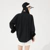 Summer Sunscreen Clothing Lapel Shirt Women's Light and Breathable Fashion Outdoor Ice Mountaineering Travel Original Yarn Sunscreen Clothing