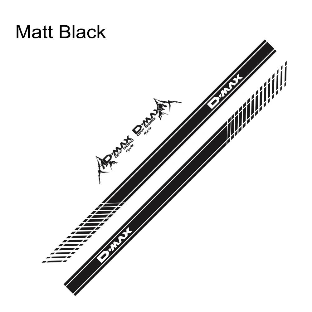 Car Stickers For Isuzu D Max Dmax D-Max Pickup Door Stripes Side Decals Truck Bed Side Mountain Decor Cover Auto Accessories