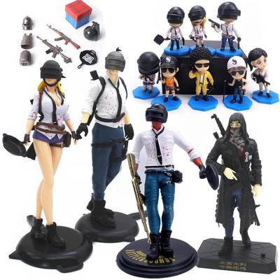 Activity PLAYERUNKNOWN’S Cake Topper Anime Figure PUBG Celebration Joyful Birth Date Cake Decoration Supplies PVC Ornaments Boys Children Present