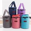 Handheld cylindrical insulated lunch bag, lunch box bag, portable, meal bag, waterproof, picnic bag, simple