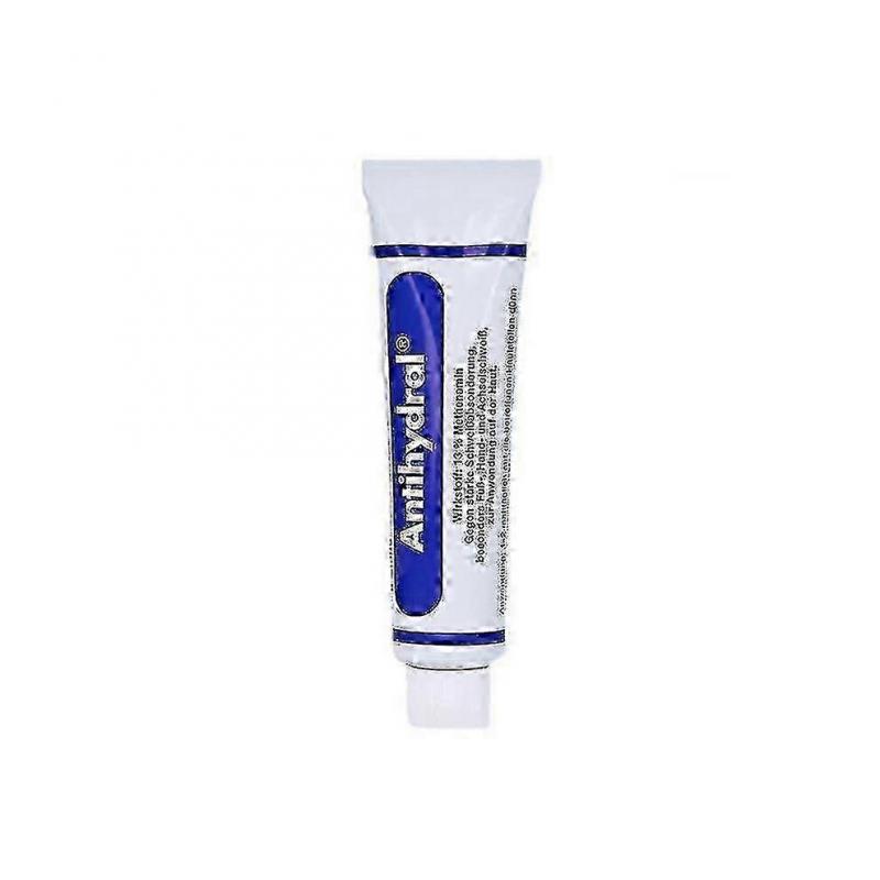 Waterproof and non irritating cream antiperspirant, very suitable for hyperhidrosis and excessive sweating