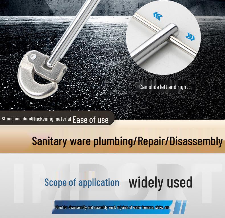 Adjustable Multi-function Faucet & Pipe Wrench Tool