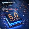 Bluetooth 6.0 Helmet Headphone, Dual Person Intercom Group Talk Noise Reduction for Motorcycle