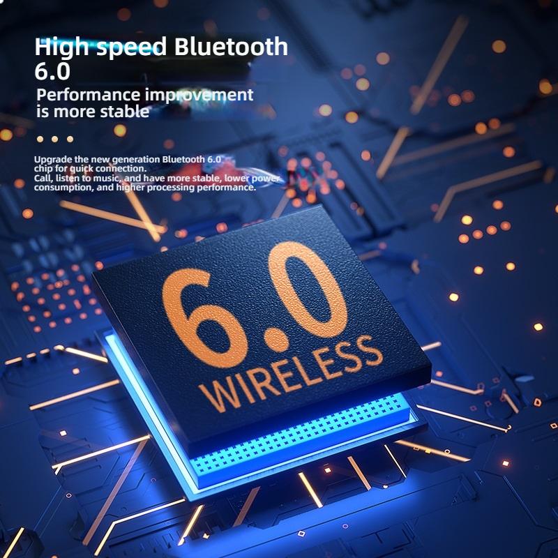 Bluetooth 6.0 Helmet Headphone, Dual Person Intercom Group Talk Noise Reduction for Motorcycle