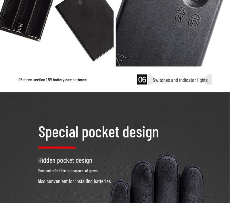 Waterproof Heated Touchscreen Gloves for Outdoor Activities
