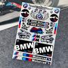Reflective Stickers for Motorcycles - Helmet Decals with BMW Logo for G310GS/S1000RR/1200GS
