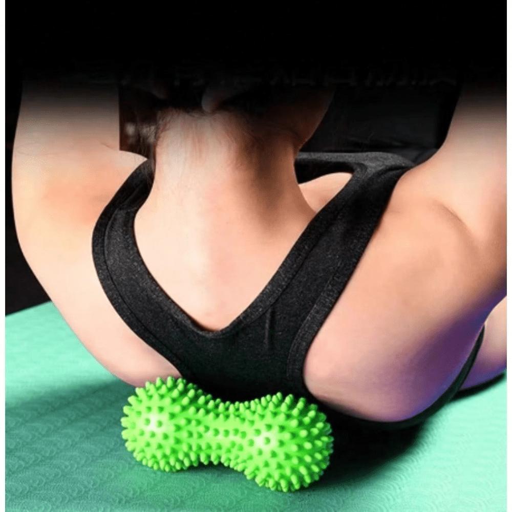 Foot Massage Roller Peanut Double Lacrosse Spiky Ball