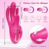 Wiggle Finger Vibrator G-Spot Vagina Vibrator Clitoris Stimulator 3 In 1 Female Masturbation Adult Goods Sex Toy for Women