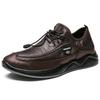 Marca di Moda Stivali Invernali da Uomo Pelle Microfibra Stivali da Neve Uomo Caldo Pelliccia Scarpa Casual Impermeabile Stivali da Uomo Sneakers Maschili 2024