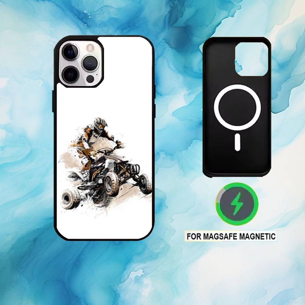 

Desert Adventure A-ATV-V Phone Case For iPhone17,16,15,14,13,12,11 Plus,Pro Max Magnetic For Magsafe Wireless Charging iPhone17