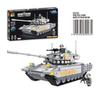 Military Tank Building Blocks Model Toy - Armored Vehicle Assembly Interlocking Set for Kids