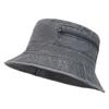 Western Washed Denim Fisherman Basin Hat Men's and Women's Travel Camping Outdoor Mountaineering Hat Summer Sunscreen Sunshade Fishing Hat
