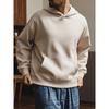 American Retro Style Heavy Fleece Thickened Warm Hooded Sweatshirt for Men, Winter Base Layer, Export Men's Sportswear Jacket
