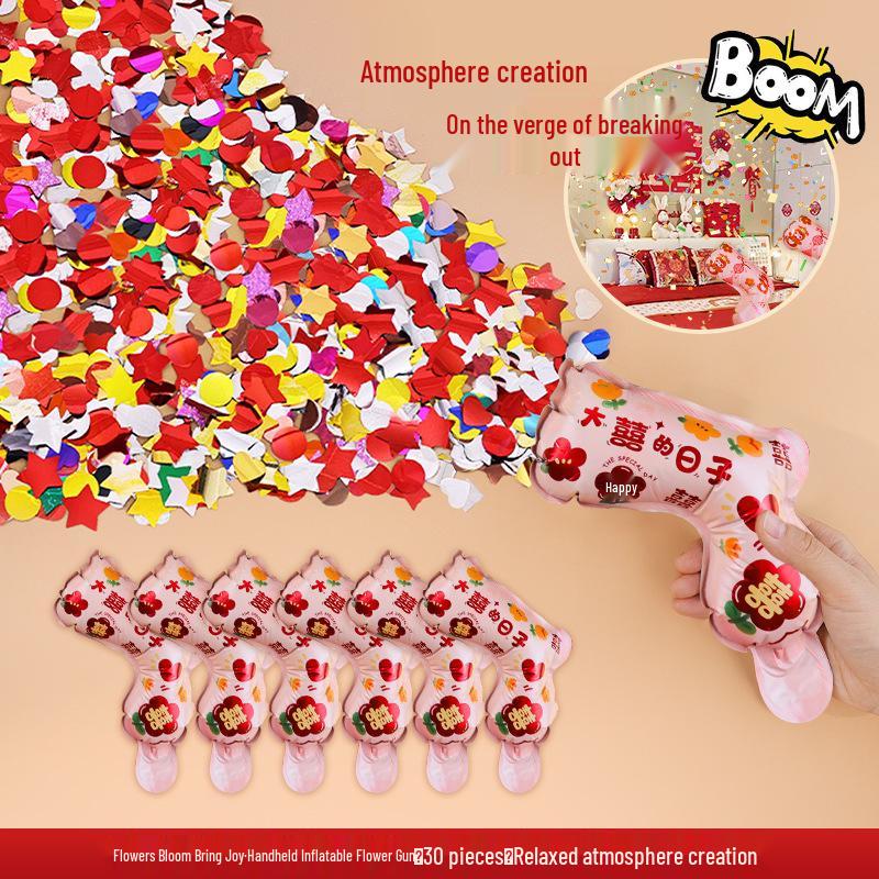 Handheld Wedding Fireworks Confetti Cannons for Engagement & Bridal Photos