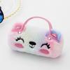 Plush Glasses Case Bear Sunglasses Box Purse Cartoon Cute Portable Glasses Bag Compression Spectacle Children's Kids Girls Gift