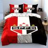 Rayas rojas, blancas y negras. Juegos de cama Juegos de fundas nórdicas Fundas nórdicas Fundas de almohada(1 * Funda de edredón 2 * Fundas de almohada sin relleno de edredón)