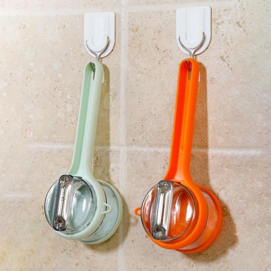 Yousheng Stainless Steel Vegetable Peeler with Catcher Box Double-Sided Efficient Peeling Machine Multi-function Peelers for Home Kitchen Cooking