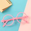 Cute Ultra Light Children Candy Color Eyewear Glasses Frame Round Glasses Frame Without Glasses Lens Light Spectacle Frames PP