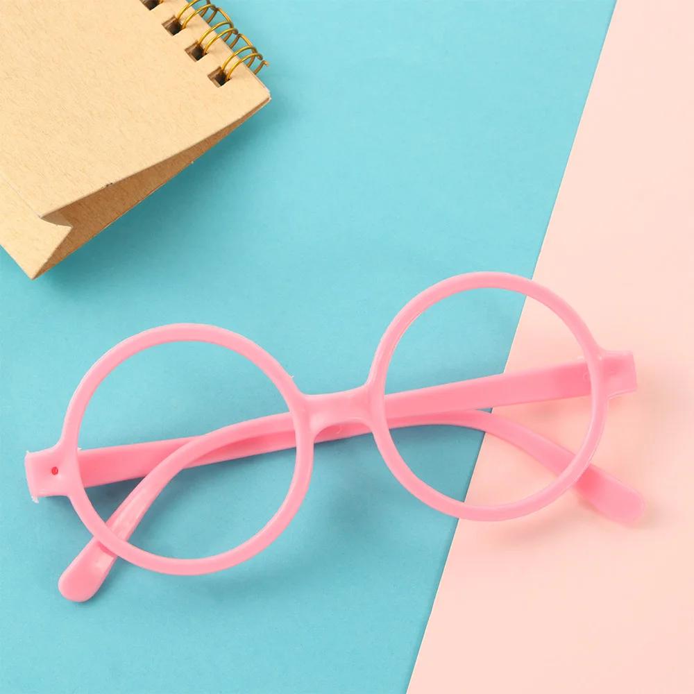 Cute Ultra Light Children Candy Color Eyewear Glasses Frame Round Glasses Frame Without Glasses Lens Light Spectacle Frames PP