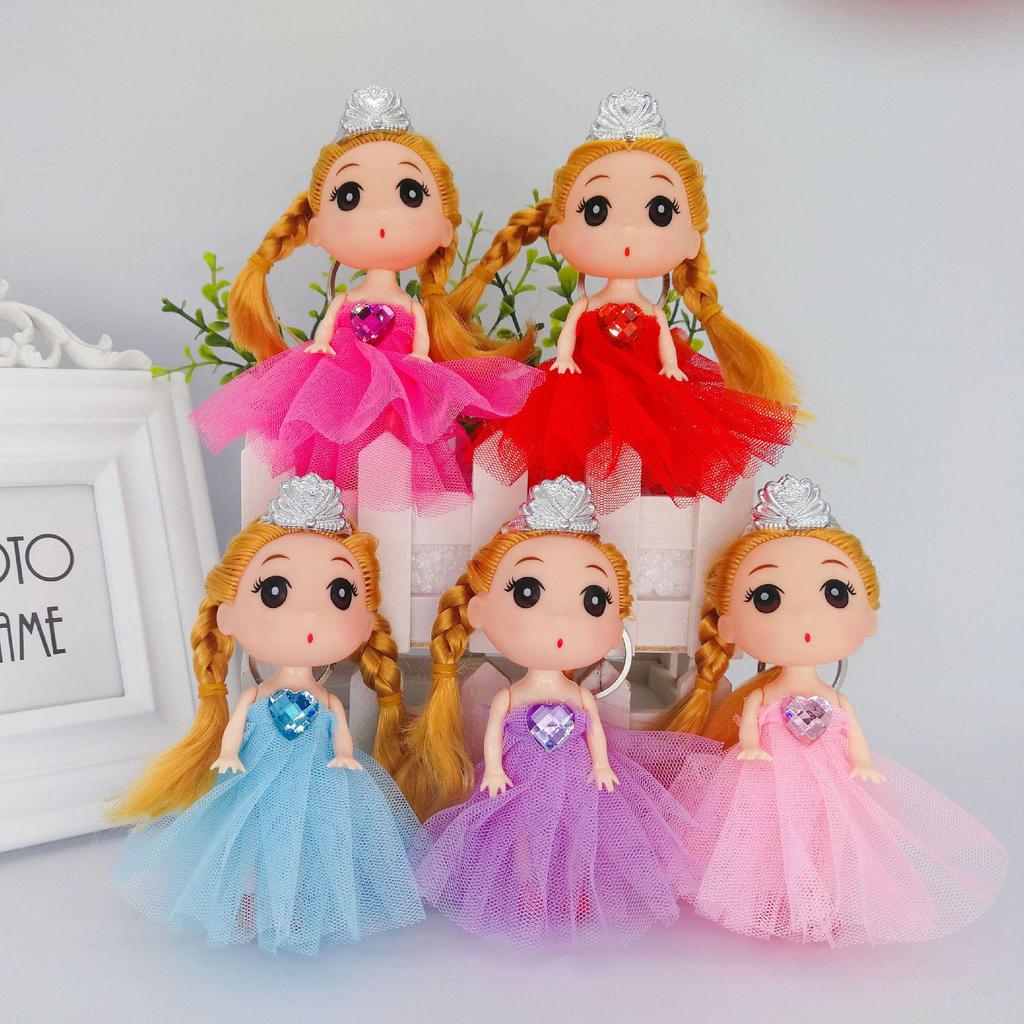 Happy Princess 12cm Girl Doll Keychain – Perfect Kindergarten Reward Gift
