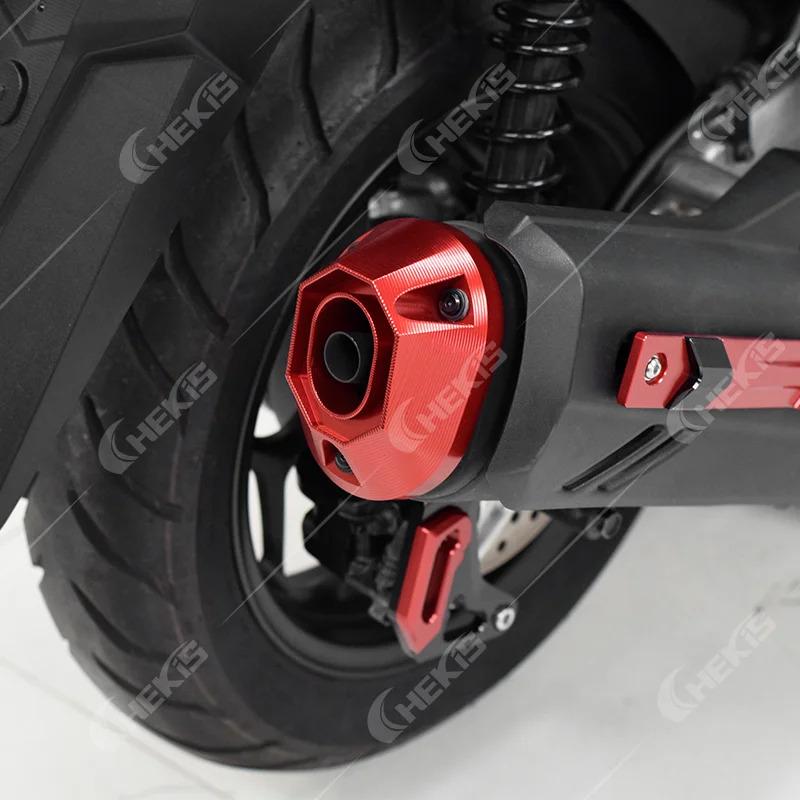 Chekis Is Suitable for Honda -2024 Pcx125 Pcx160 Vario160 Modified Accessories Exhaust Pipe Tail Cover Tail Protective Cover