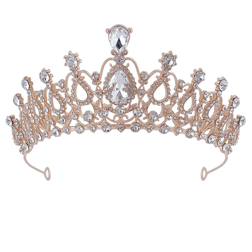 

Princess Crown Tiara Children s High End Crystal Headband Girls Headband Little Girl Birthday Crown Baby Hair Accessories